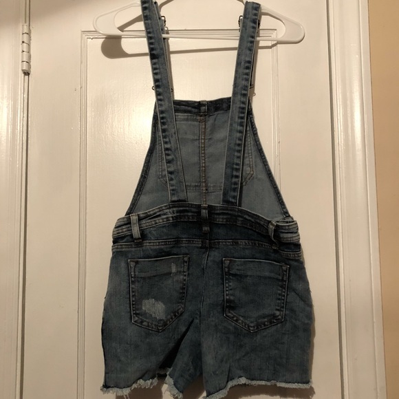 🎉HP🎉  Revolt Denim shorts overall - Picture 5 of 8